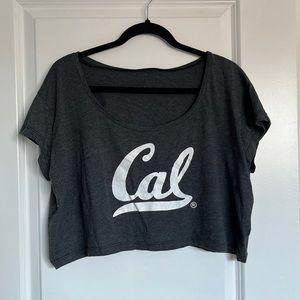 UC Berkeley “Cal” oversized crop top